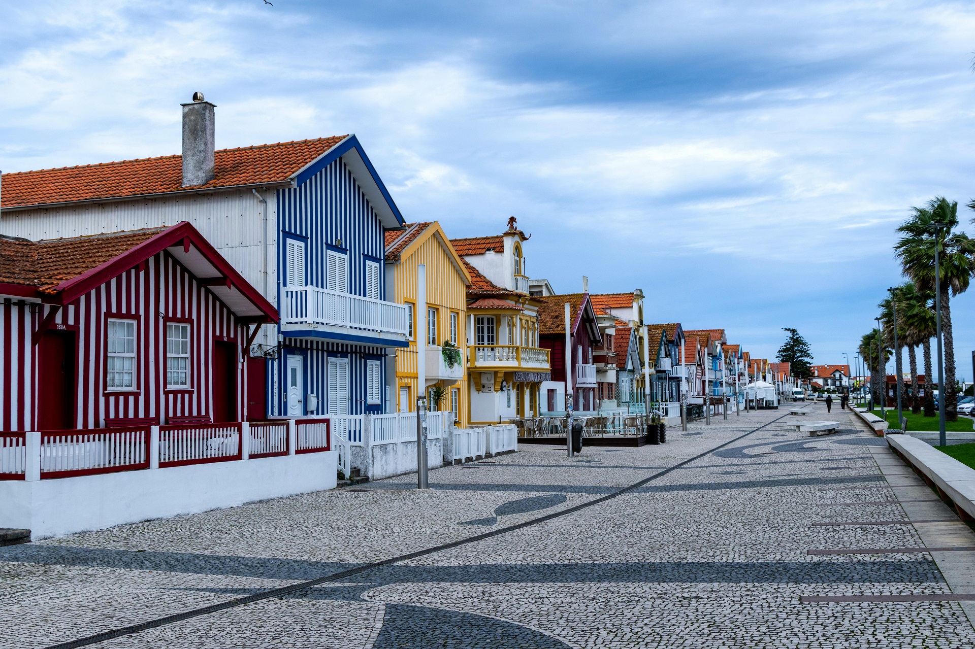 Panoramic view of Aveiro waterways