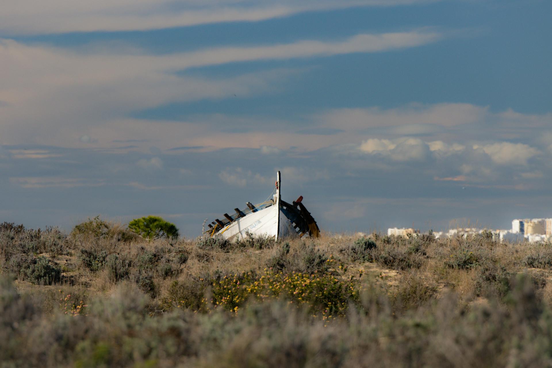 Moorish-inspired cubic houses in Olhão