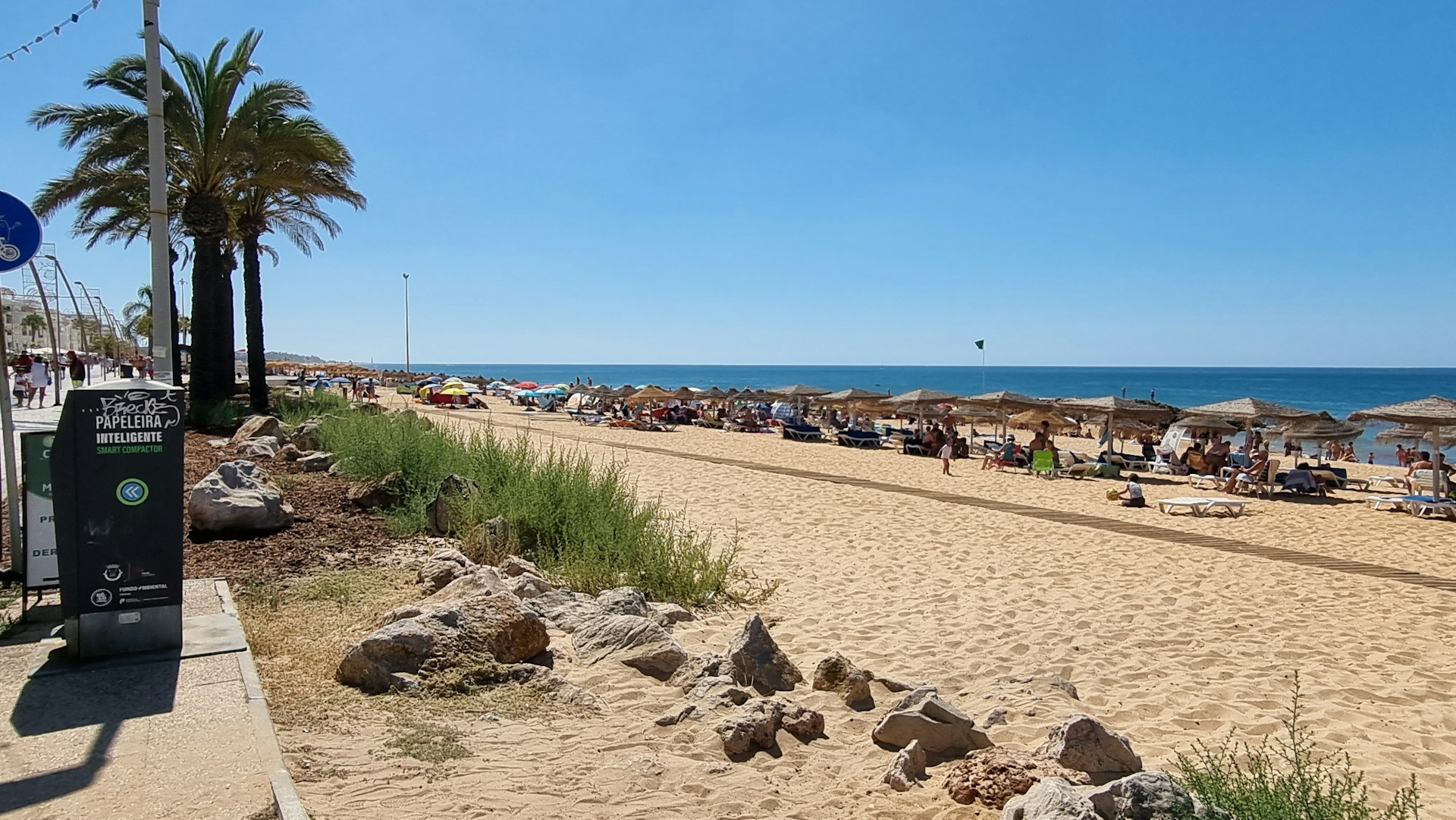 Vilamoura Marina illuminated at dusk